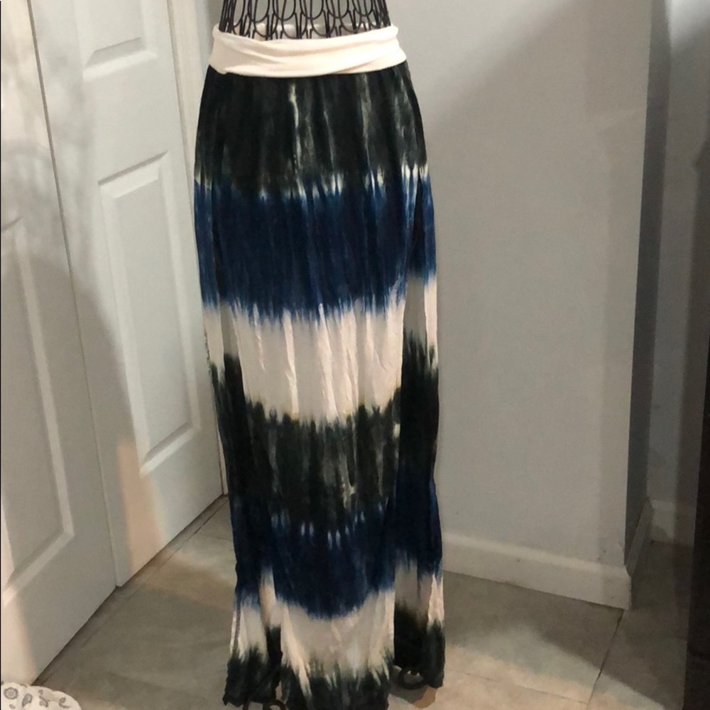Tie die beach coverup pants